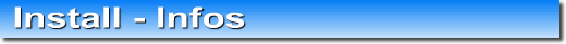 Install - Infos